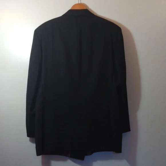 Hugo Boss Black Wool Double Breasted/Peak Lapel Dinner Jacket & Trousers  42R - Picture 15 of 15